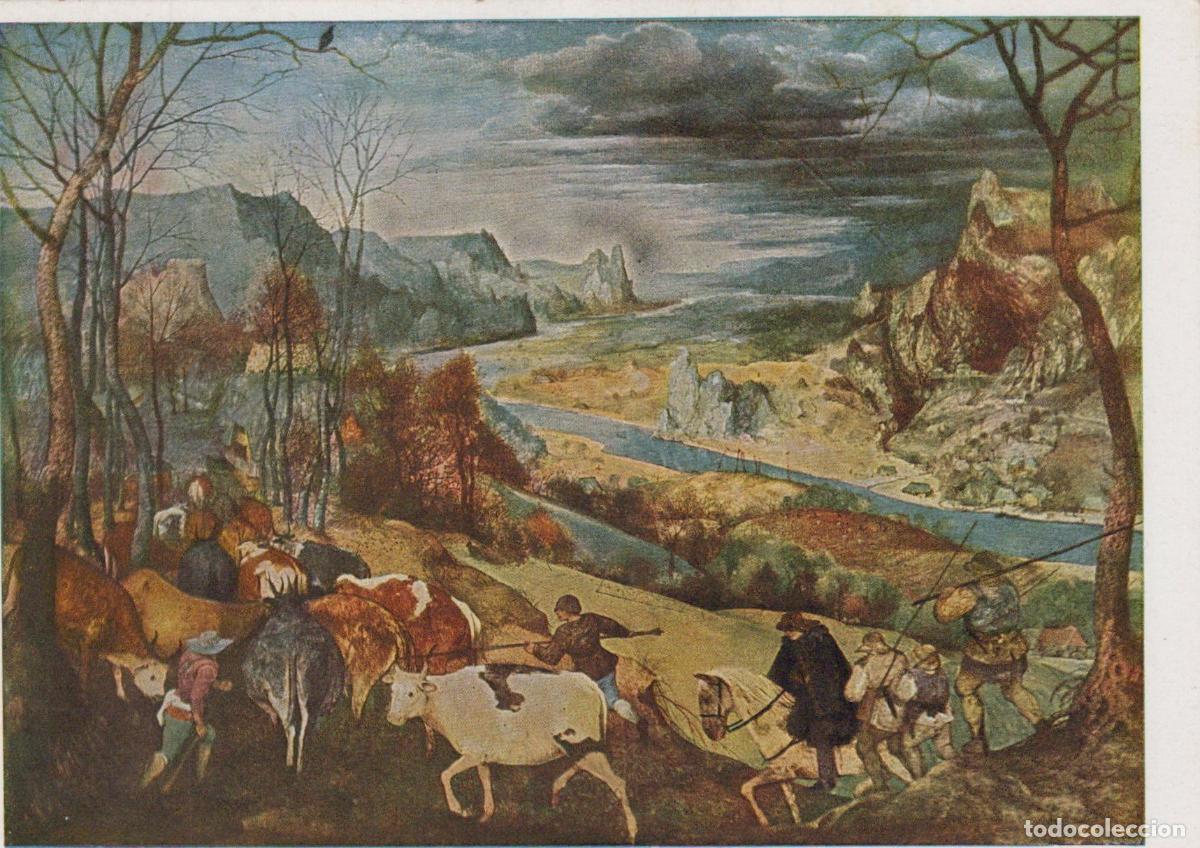 Cartoline: Germany Munich Pieter Brueghel the Elder the Harvesters Vienna Unposted *YAU699