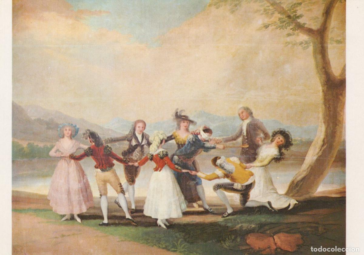 Cartes Postales: Spain Madrid Goya Blindman S Buff Painting Museo del Prado Art Unposted *YAU709