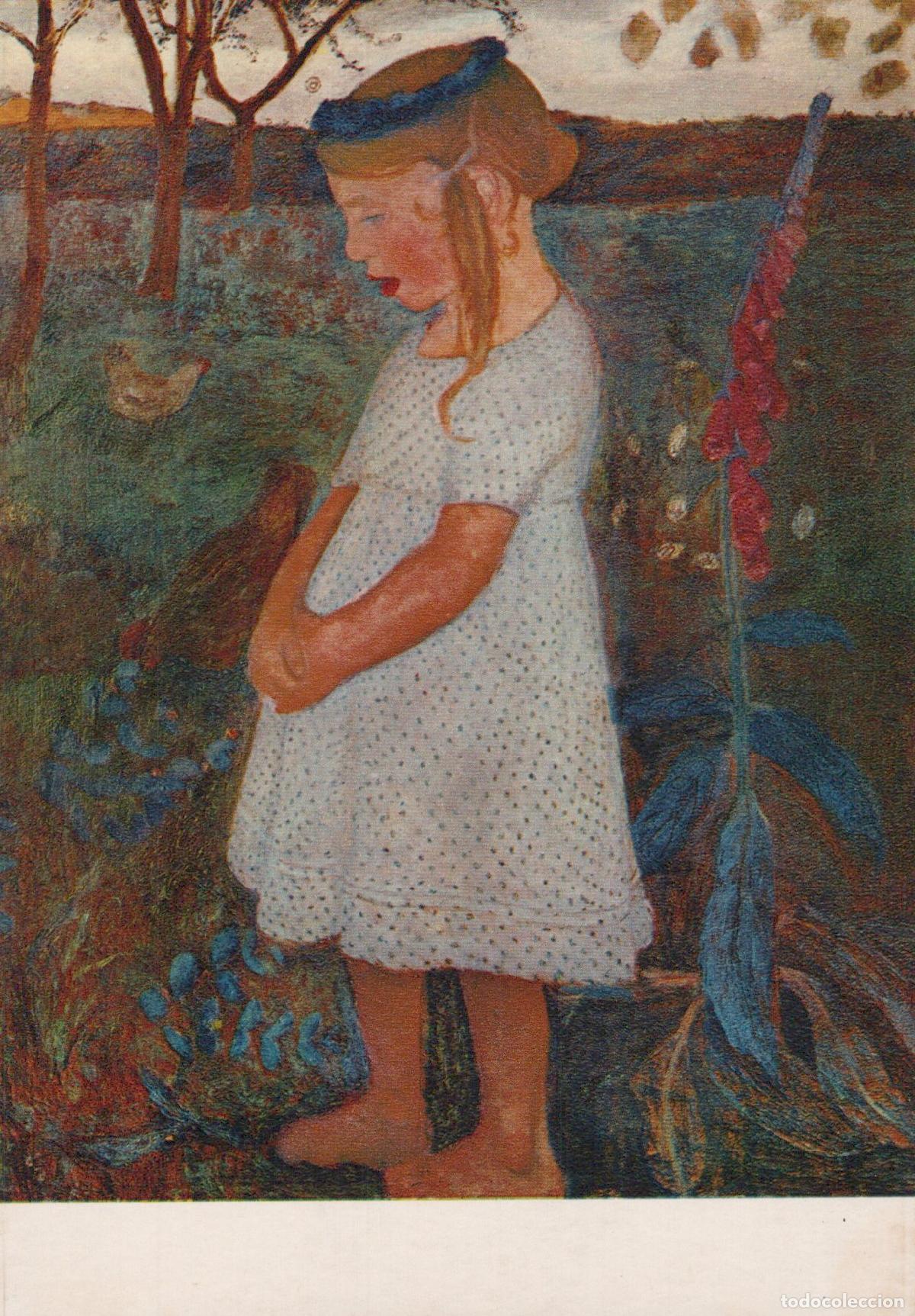 Postkarten: Germany Worpswede Paula Modersohn Becker Elsbeth Stepdaughter Unposted *YAU610