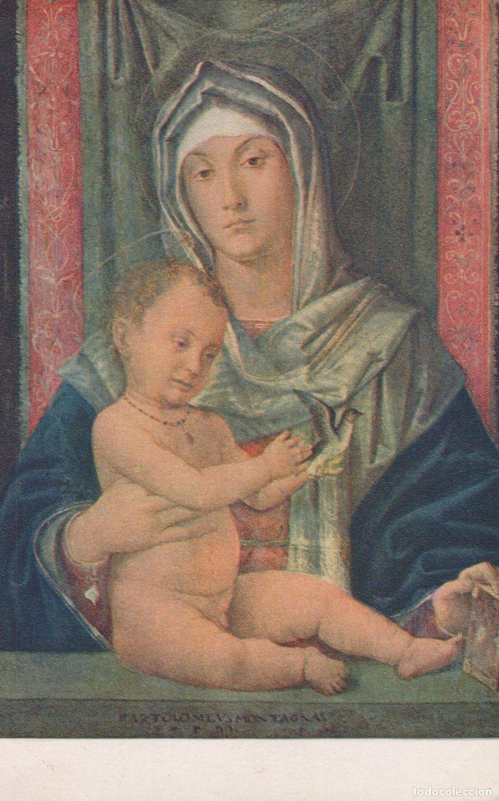 Postkarten: Netherlands Amsterdam Bartolomeo Montagna Madonna and Child Unposted *YAU625