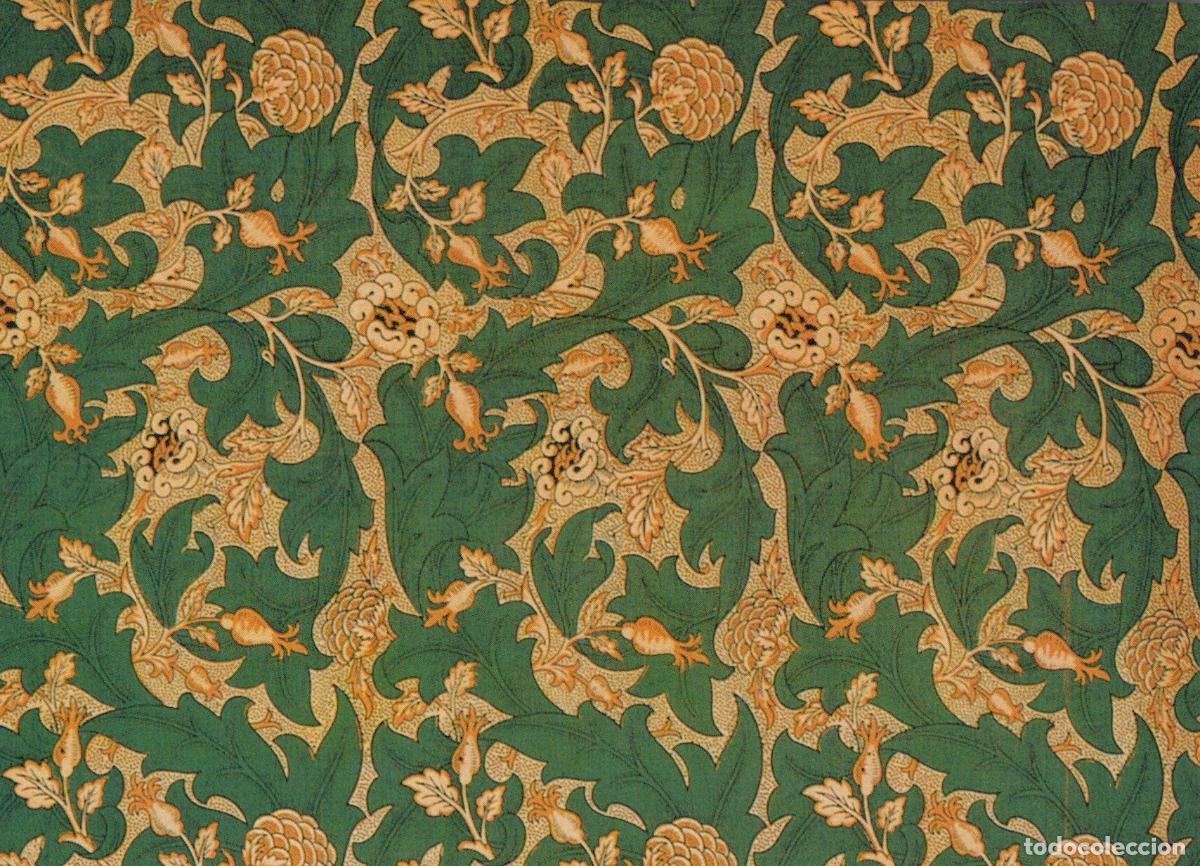 Postkarten: Germany William Morris Muster F&uuml;r Baumwolldruck 1885 Floral Unposted *YAU758