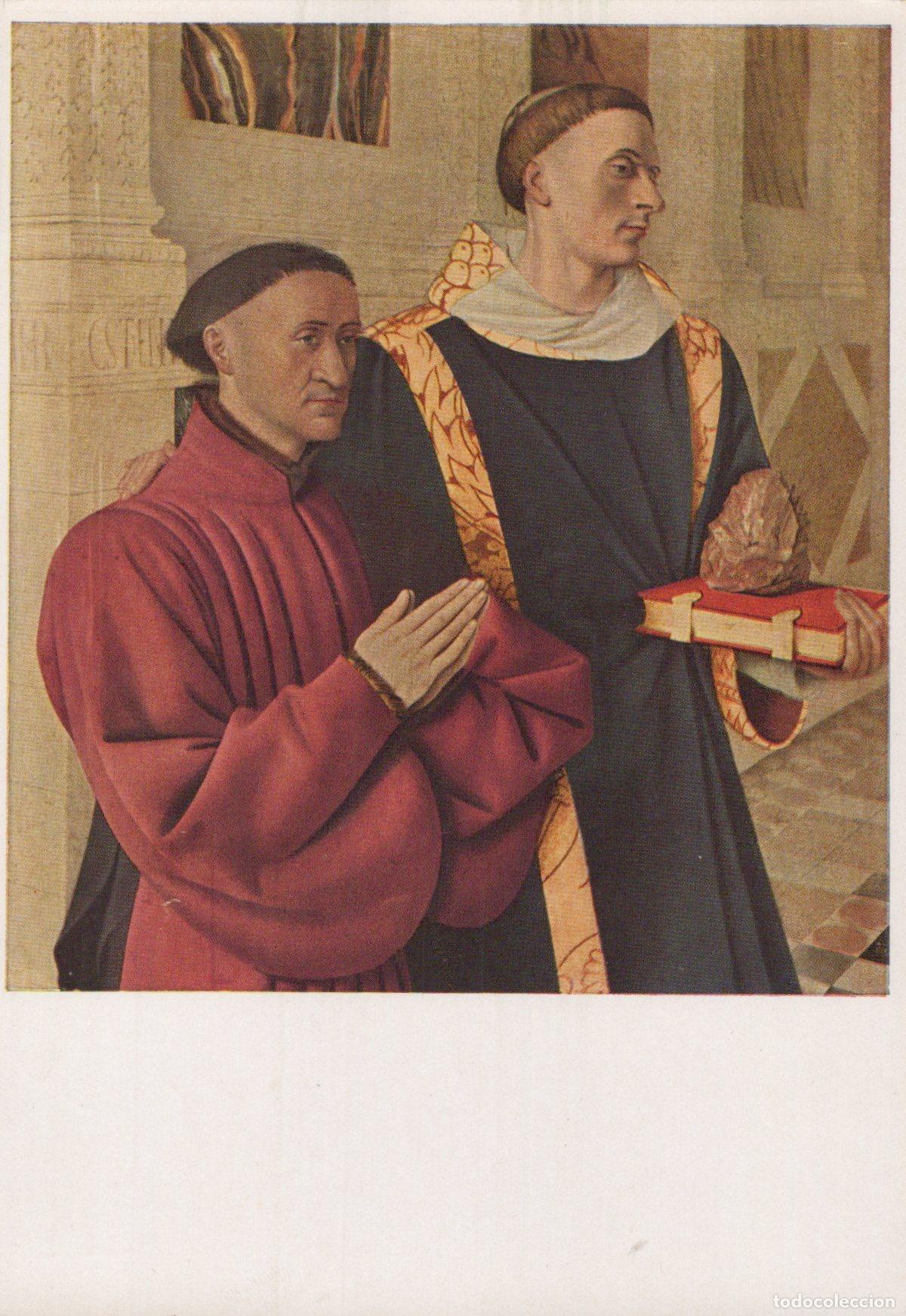Postkarten: France Paris Jean Fouquet Etienne Chevalier With St Stephen Unposted *YAU630