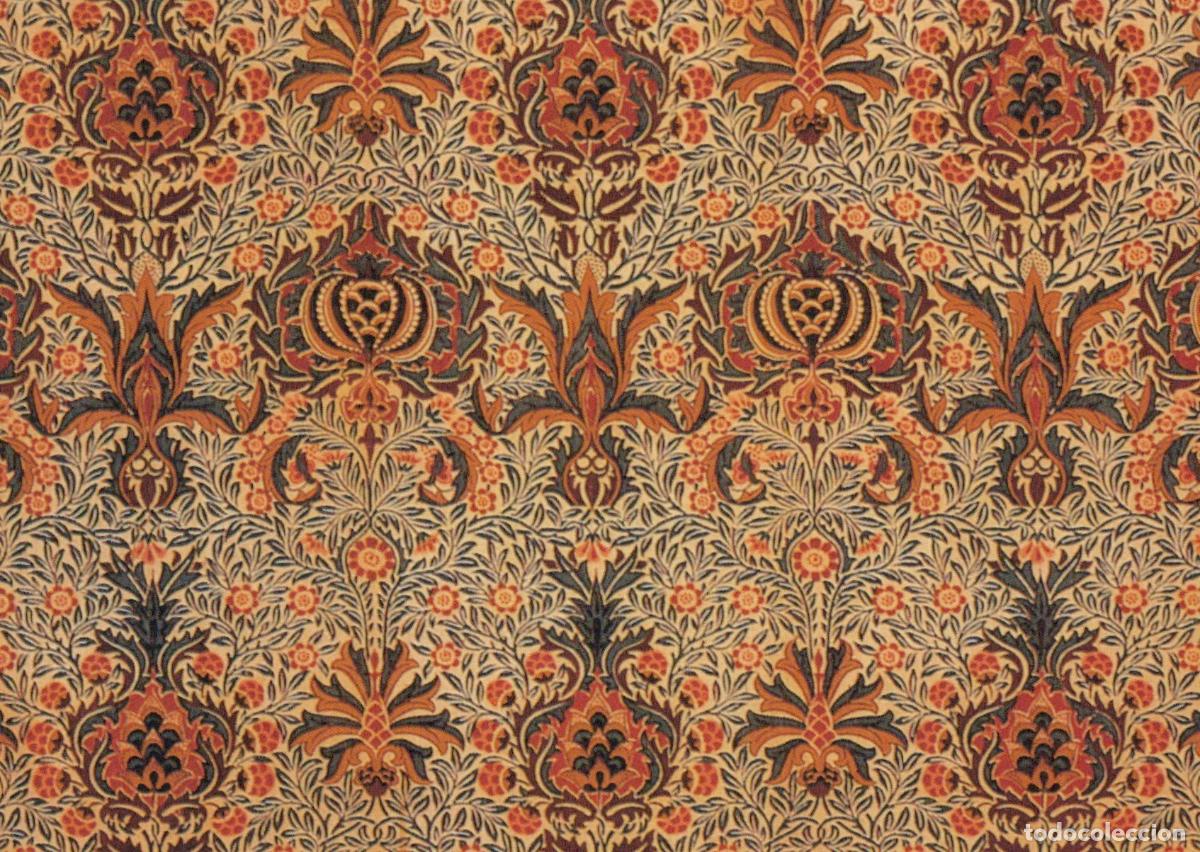 Postkarten: United Kingdom William Morris Pattern For Cotton Print 1877 Art Unposted *YAU763