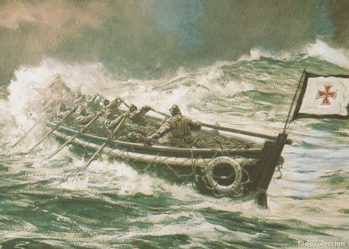 Postkarten: Germany Norderney German Lifeboat F&uuml;rstin Bismarck Real Photo Unposted *YAT031