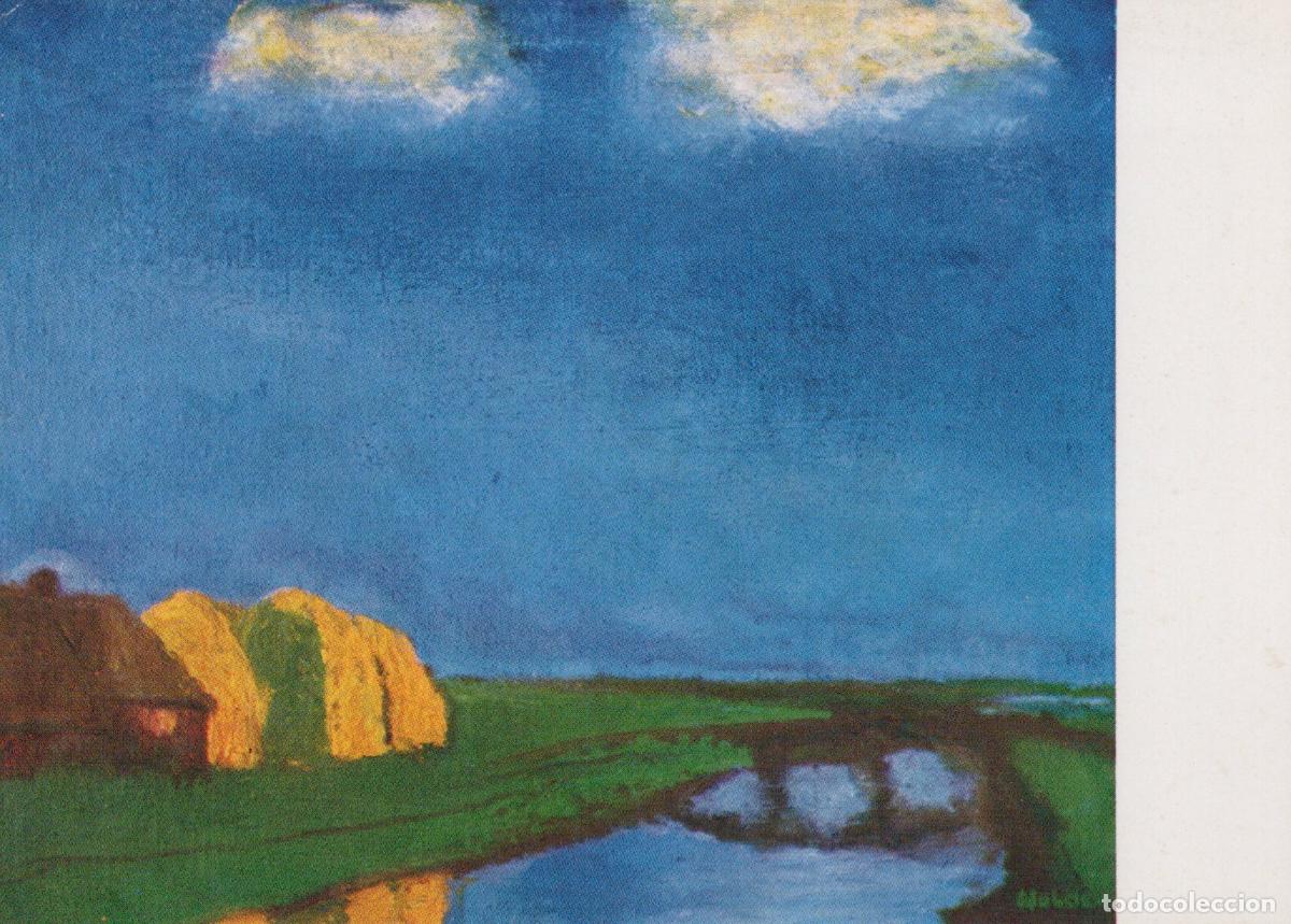 Postkarten: Germany Munich Emil Nolde Friesengeh&ouml;ft am Kanal Frisian Farm Unposted *YAU876
