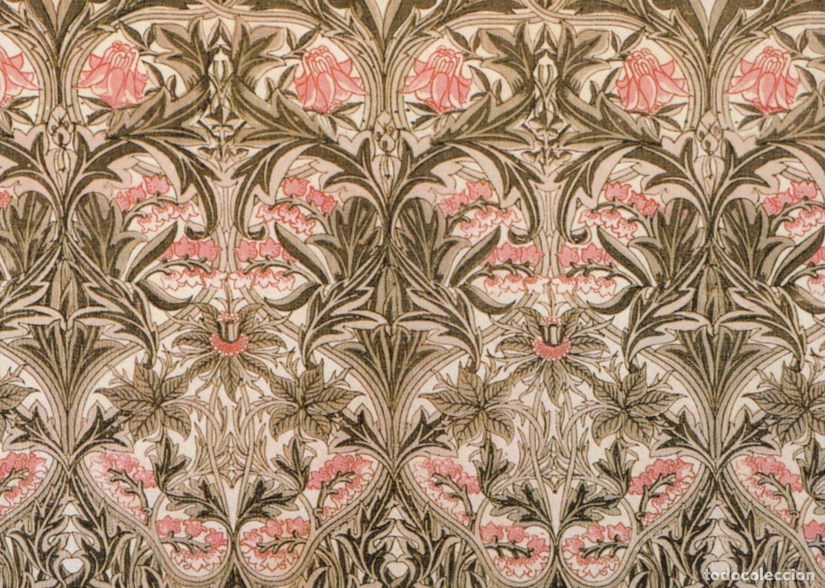 Postkarten: Germany William Morris Muster F&uuml;r Baumwolldruck 1876 Art Unposted *YAU778