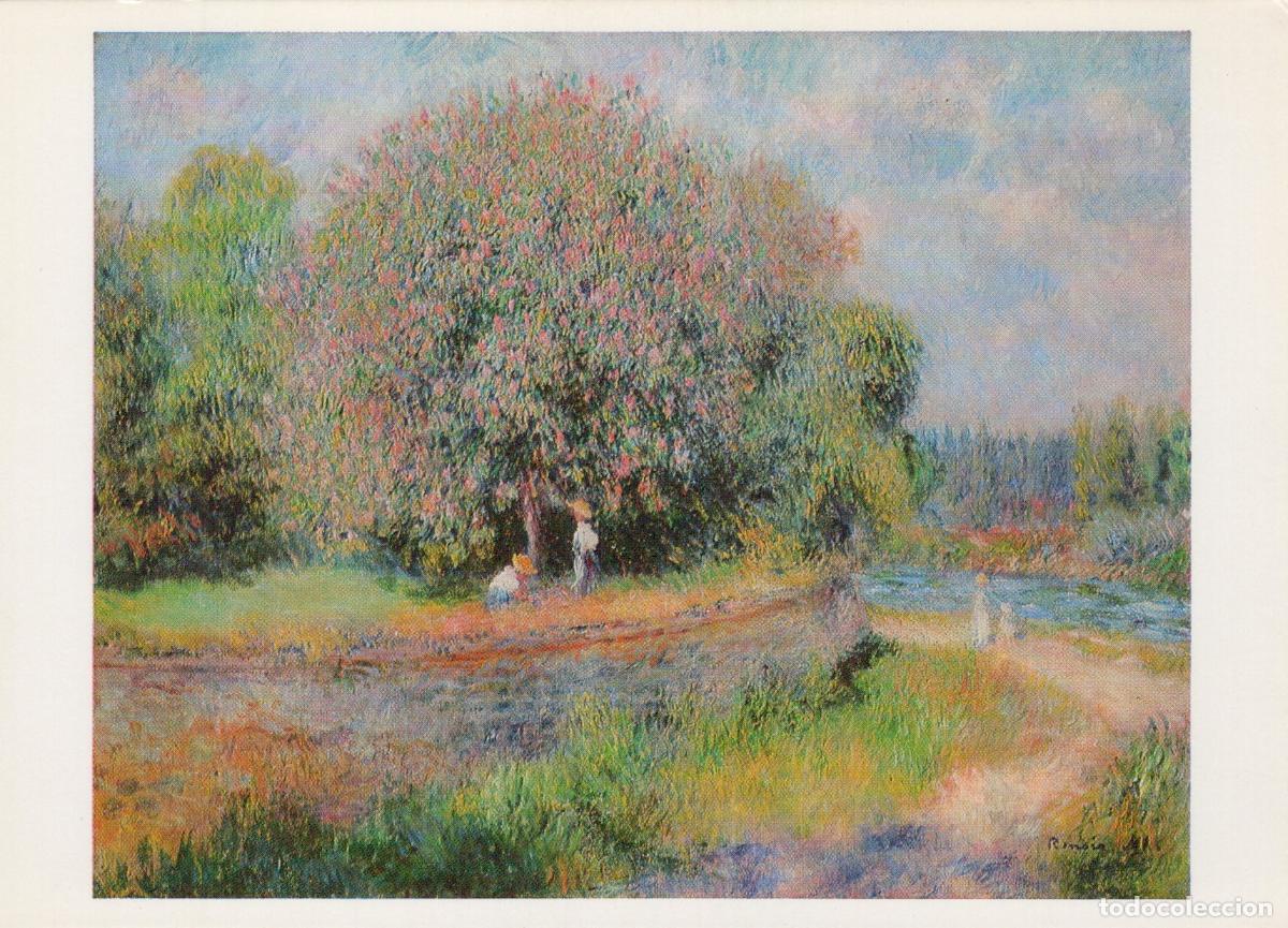 Postkarten: Germany Berlin Auguste Renoir Bl&uuml;hender Kastanienbaum 1881 Unposted *YAU650