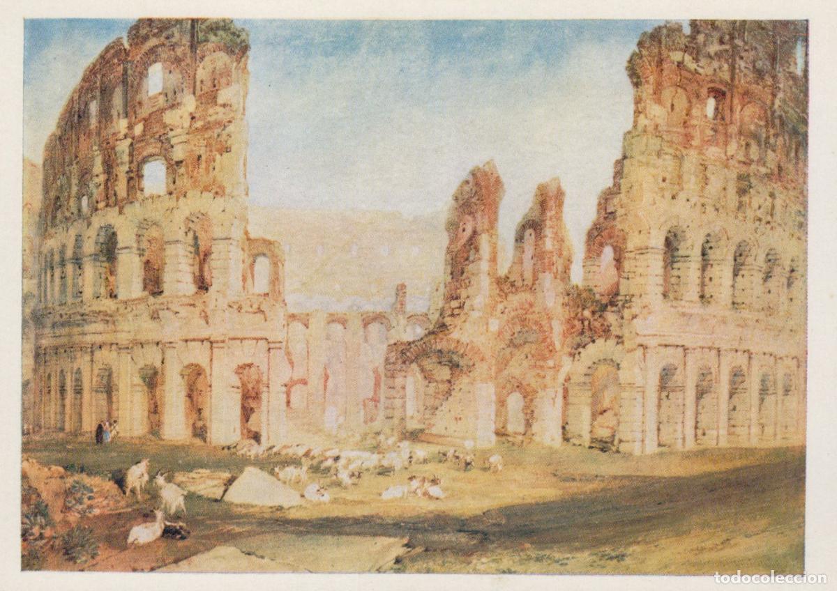 Postkarten: Italy Rome The Colosseum 1819 J M W Turner Painting British Unposted *YAU660