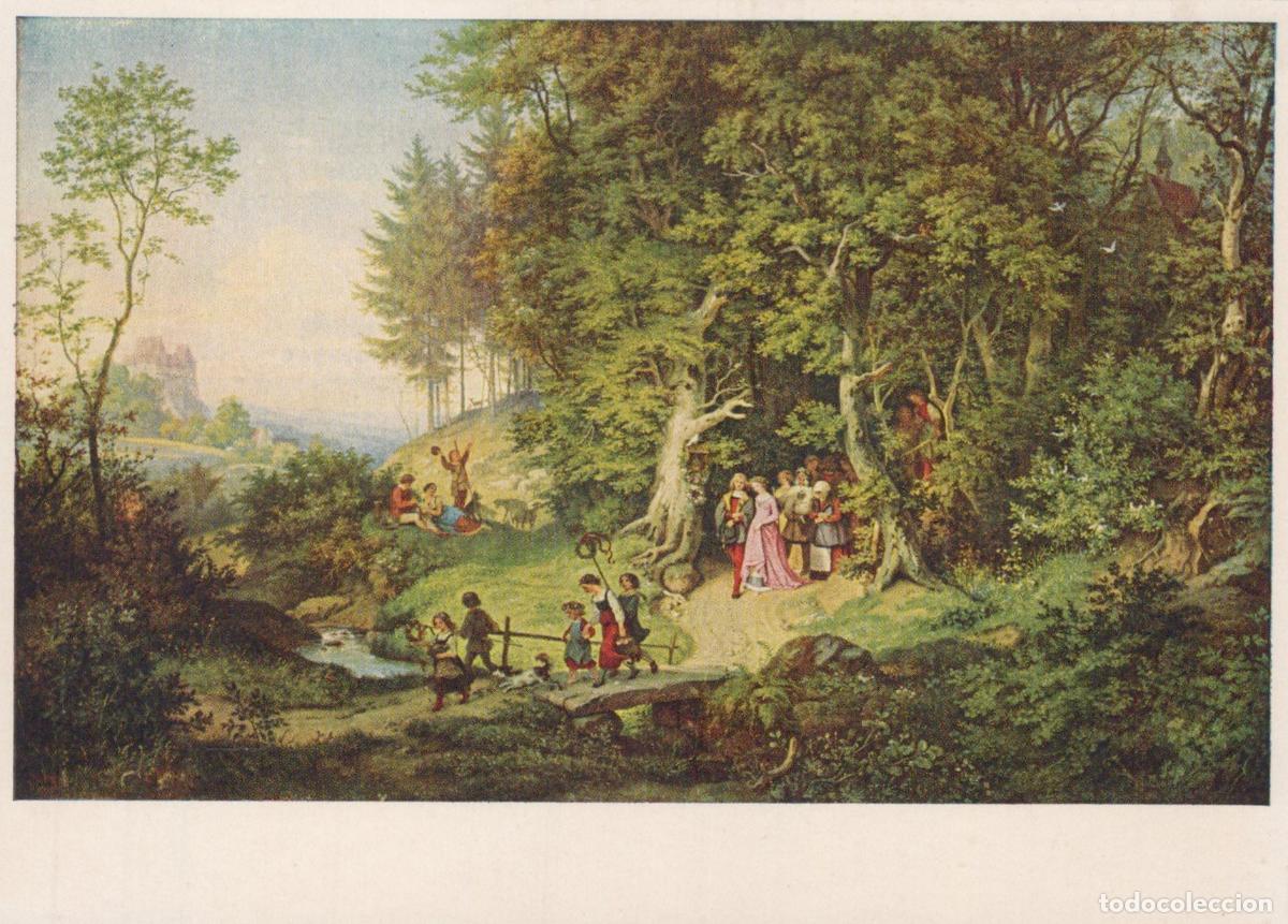 Postkarten: Germany Dresden Adrian Ludwig Richter Bridal Procession in Unposted *YAU906