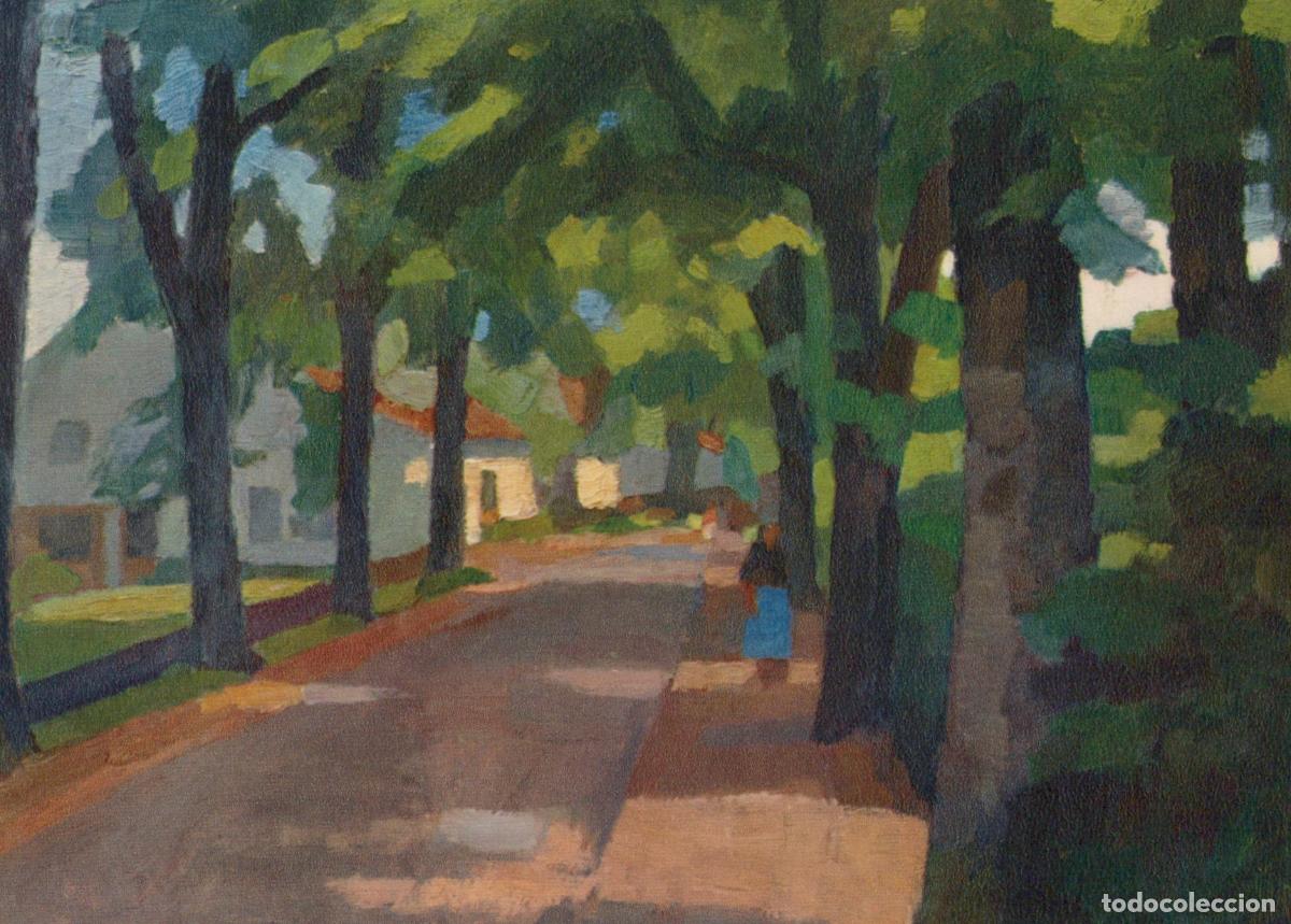 Postkarten: Germany Worpswede Street Scene Udo Peters Painting Unposted *YAU675