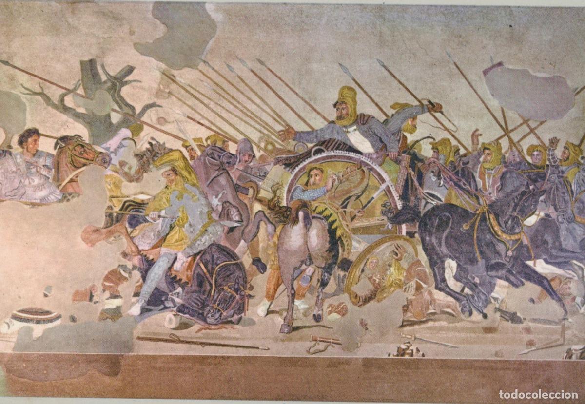 Postkarten: Italy Naples National Museum Battle of Issus Mosaic Alexander Unposted *YAU813
