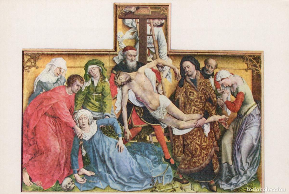Cartoline: Spain Madrid The Descent From the Cross Rogier van der Weyden Unposted *YAU941