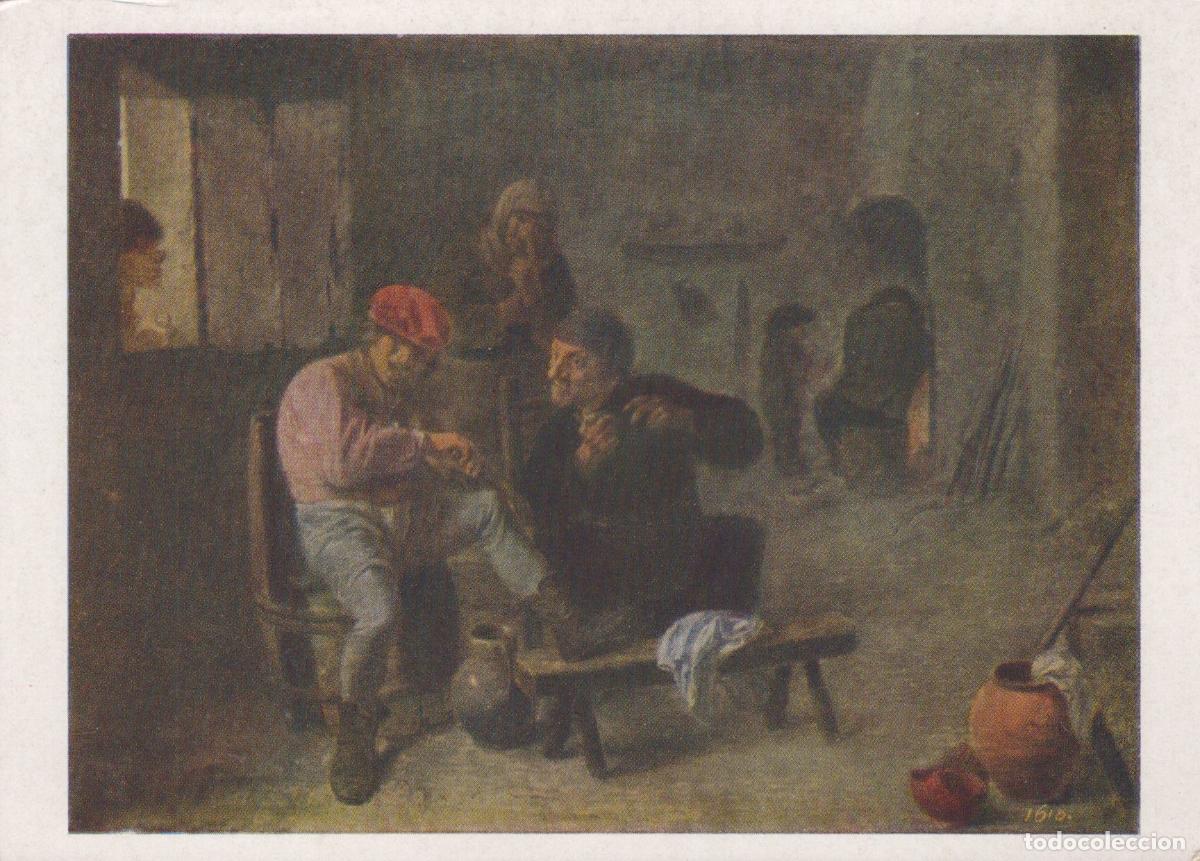 Cartoline: Russia Leningrad Adrian Brouwer Tavern Scene 1632 State Unposted *YAU962