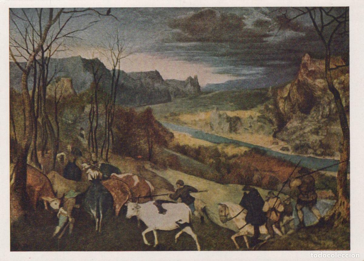Postkarten: Russia Moscow Pieter Bruegel the Elder the Return of the Herd Unposted *YAU972