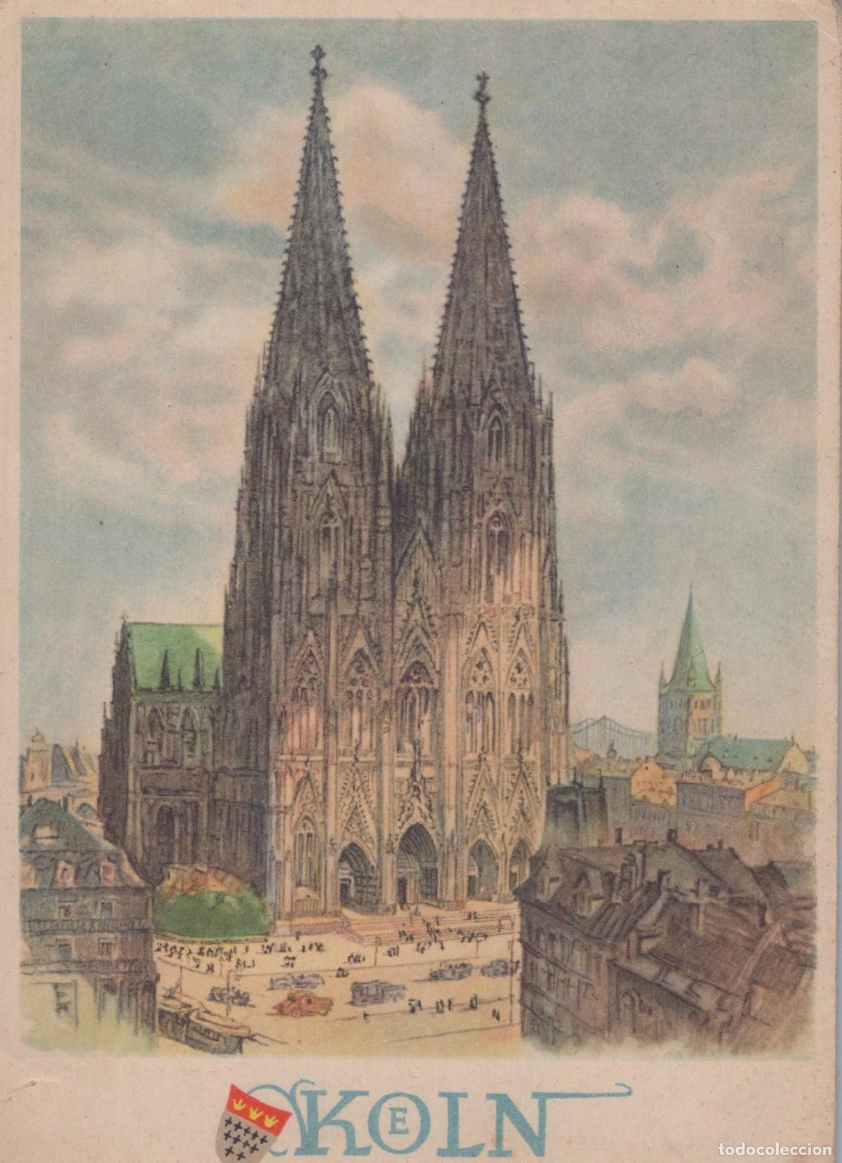 Postcards: Germany Cologne Cathedral Historic Architecture Cityscape Unposted *YAT193