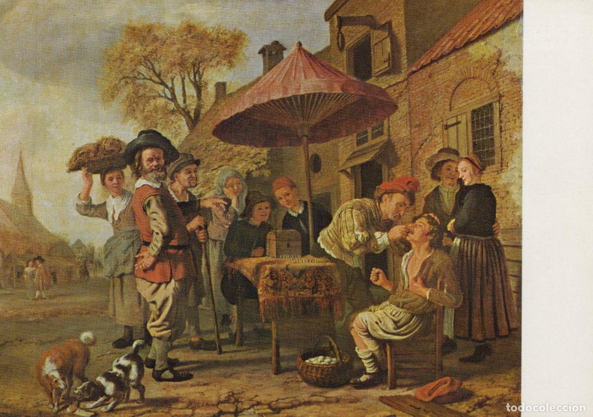 Postales: Netherlands Amsterdam Jan Victors the Dentist 1654 Painting Art Unposted *YAU982