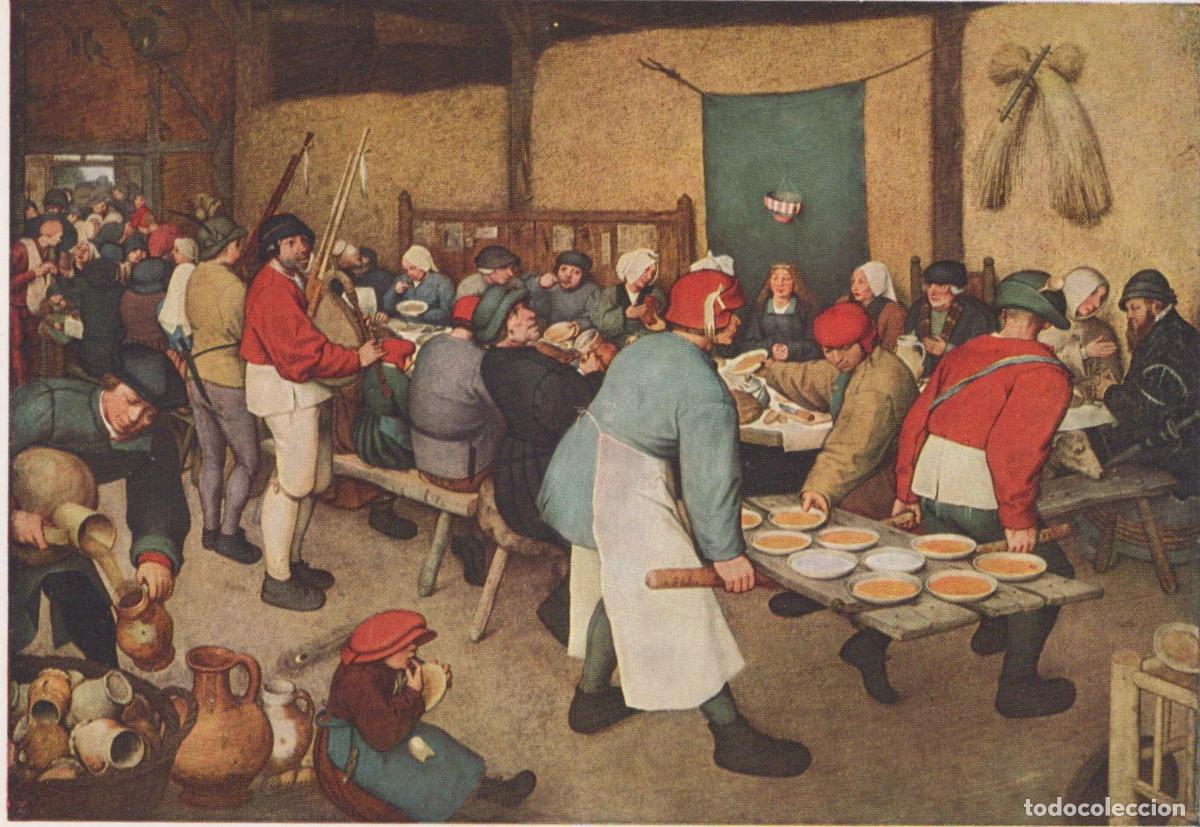 Postcards: Austria Vienna Peter Bruegel the Elder the Peasant Wedding Unposted *YAU749