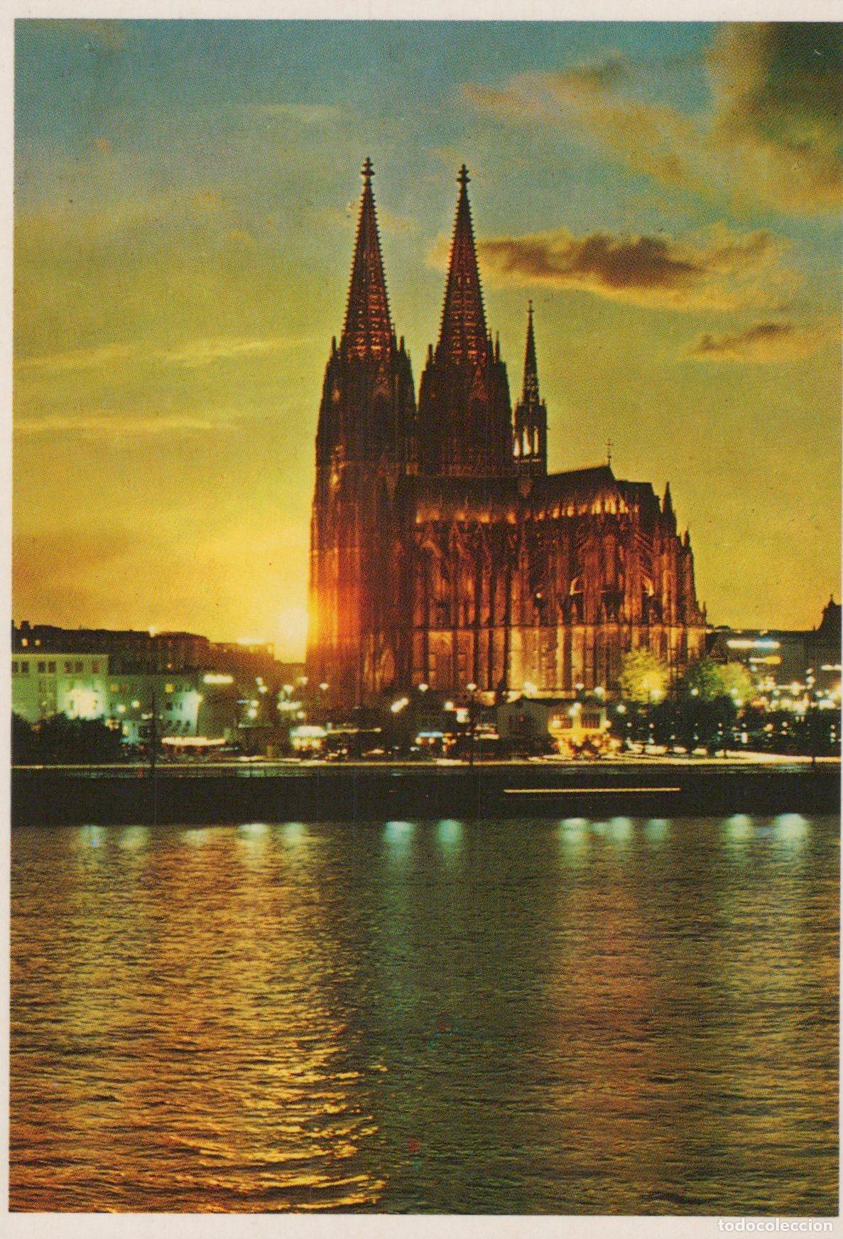 Cartes Postales: Germany Cologne Cathedral Dom am Rhein Sunset River View Unposted *YAT128
