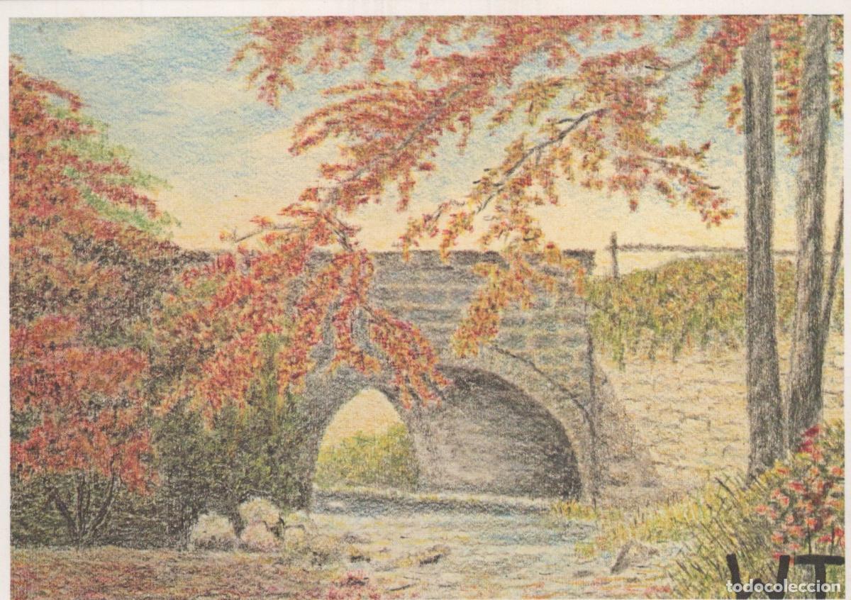 Cartes Postales: Germany Hildesheim Beuster Br&uuml;cke Bridge Autumn Landscape Art Unposted *YAU908