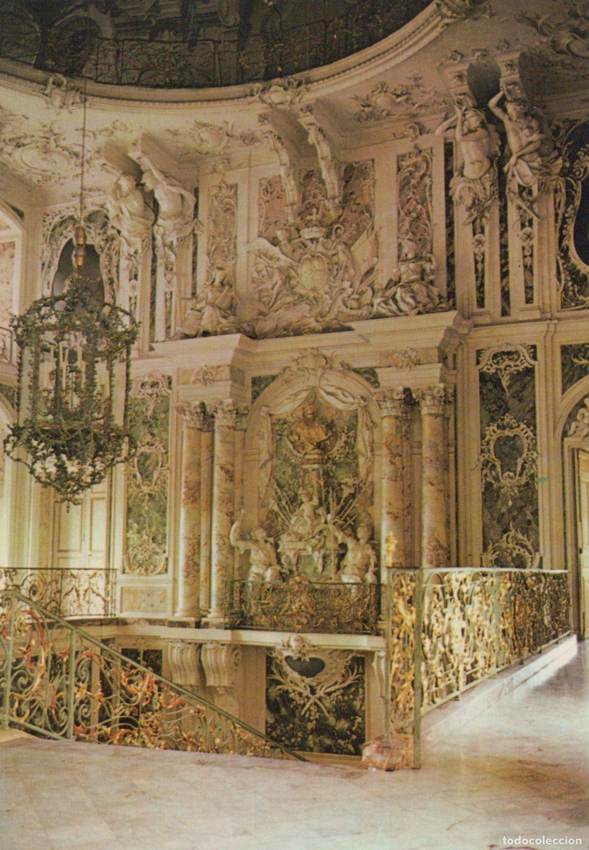 Postkarten: Germany Br&uuml;hl Schloss Augustusburg Grand Staircase Balthasar Unposted *YAT271