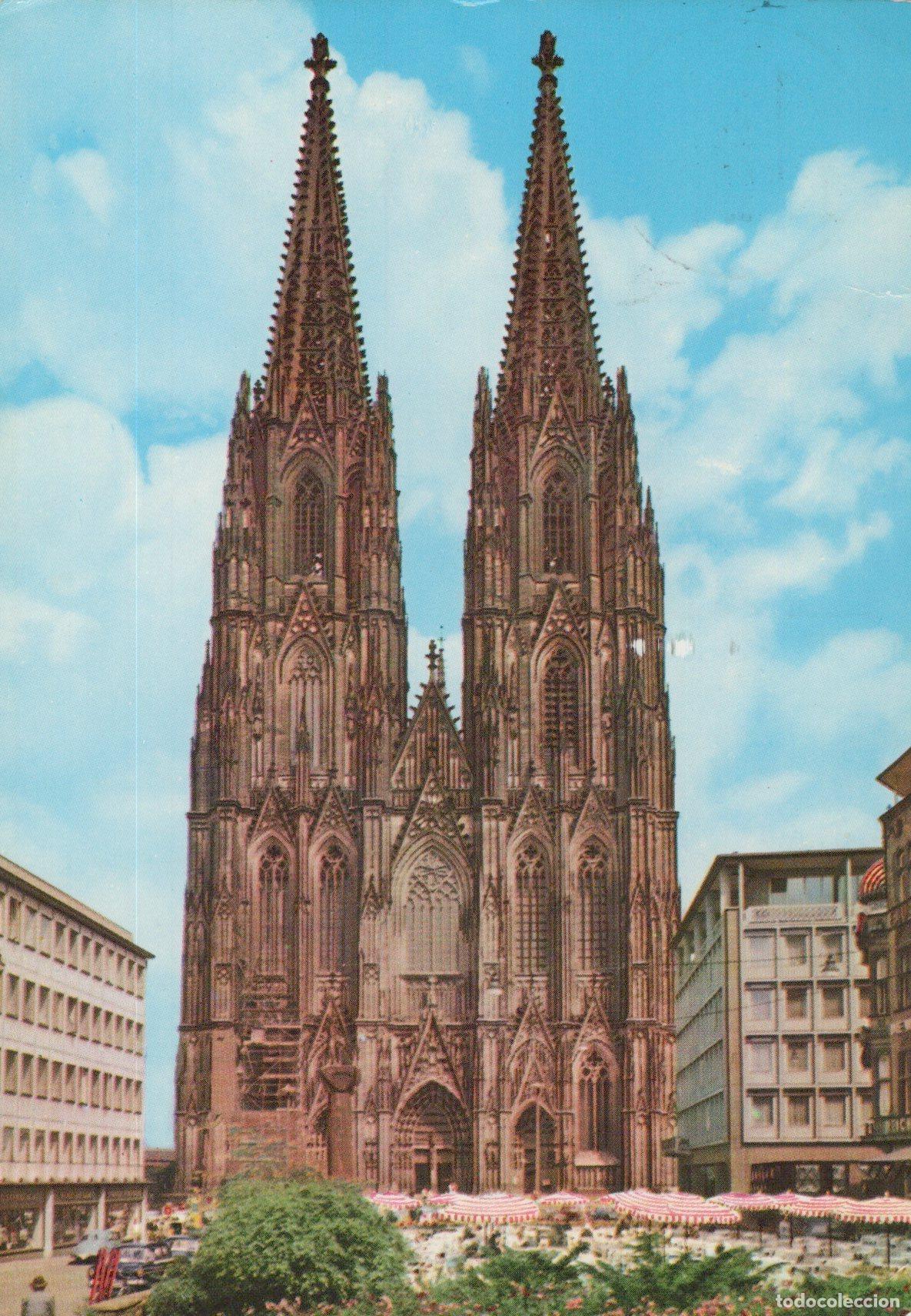 Postkarten: Germany Cologne Cathedral Gothic Architecture Church Spire City View *YAT166