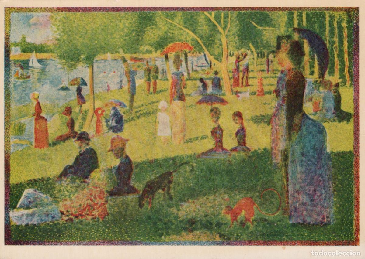 Postkarten: France Paris Georges Seurat A Sunday Afternoon On the Island of Unposted *YAU953