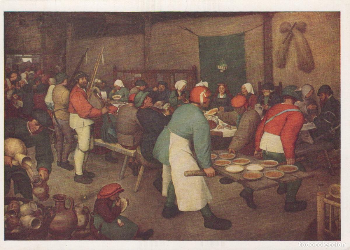 Postkarten: Austria Vienna Pieter Bruegel the Elder Peasant Wedding Unposted *YAU824