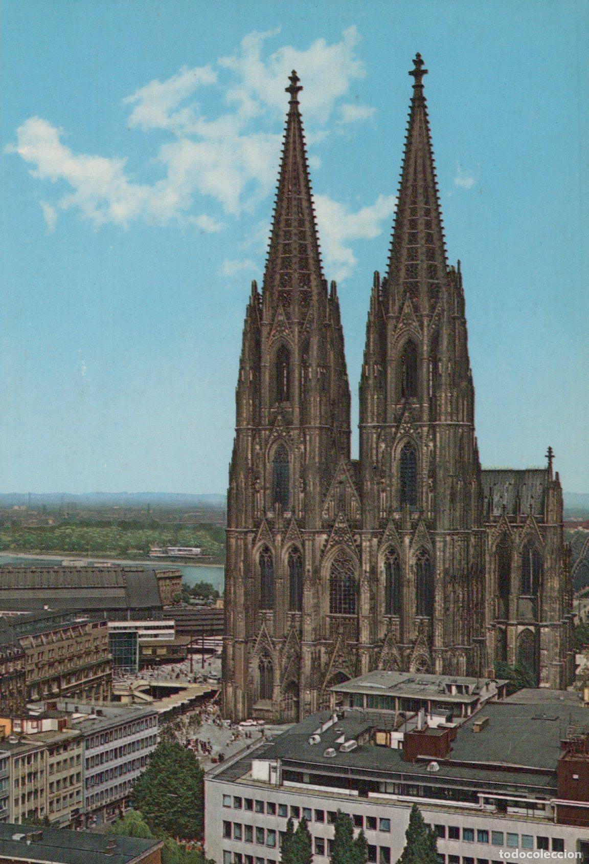 Postkarten: Germany Cologne Cathedral Gothic Architecture Cityscape Aerial Unposted *YAT285