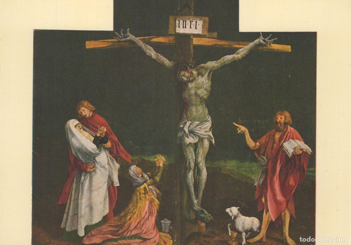 Postkarten: France Colmar Mathis Nithart Gr&uuml;newald Isenheim Altarpiece the Unposted *YAU839