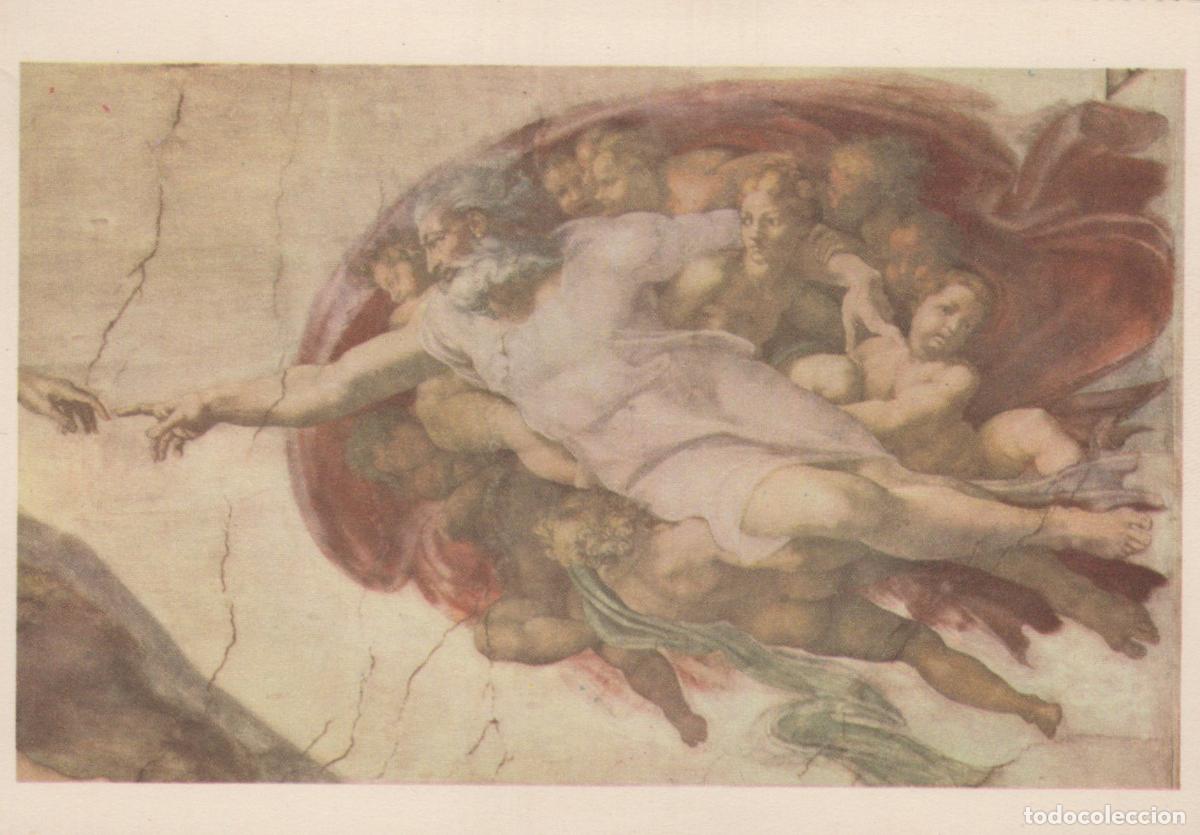 Cartes Postales: Vatican City Rome Michelangelo S Creation of Adam Sistine Unposted *YAU879