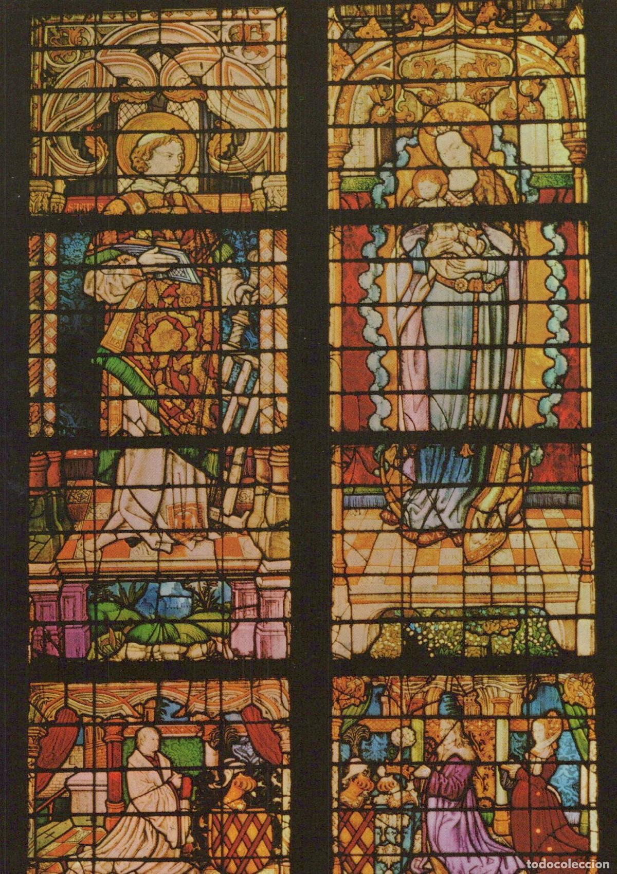 Postkarten: Germany Cologne Cathedral Stained Glass Window Religious Art Unposted *YAT360
