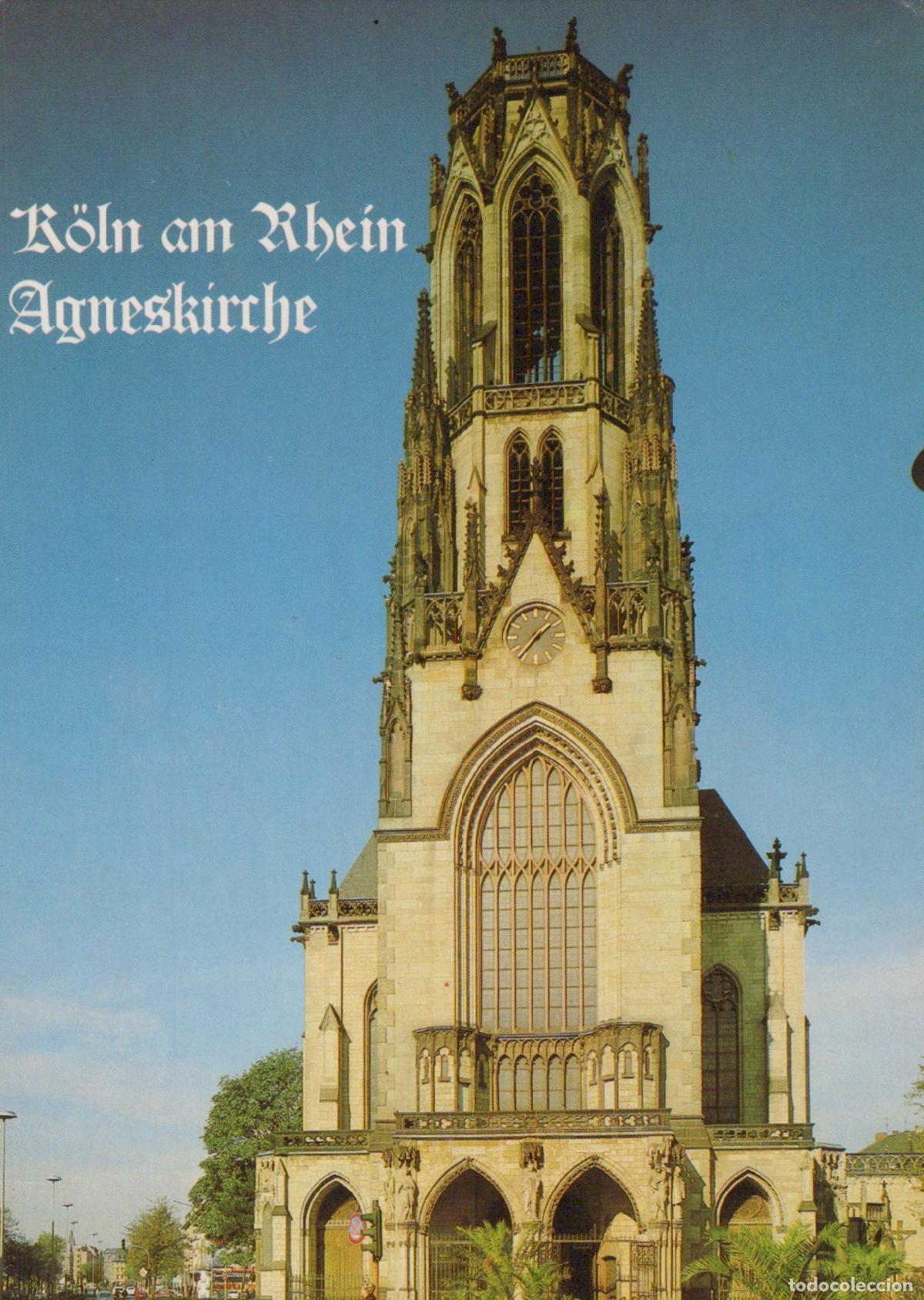 Postkarten: Germany Cologne Agneskirche Church On the Rhine River Unposted *YAT234