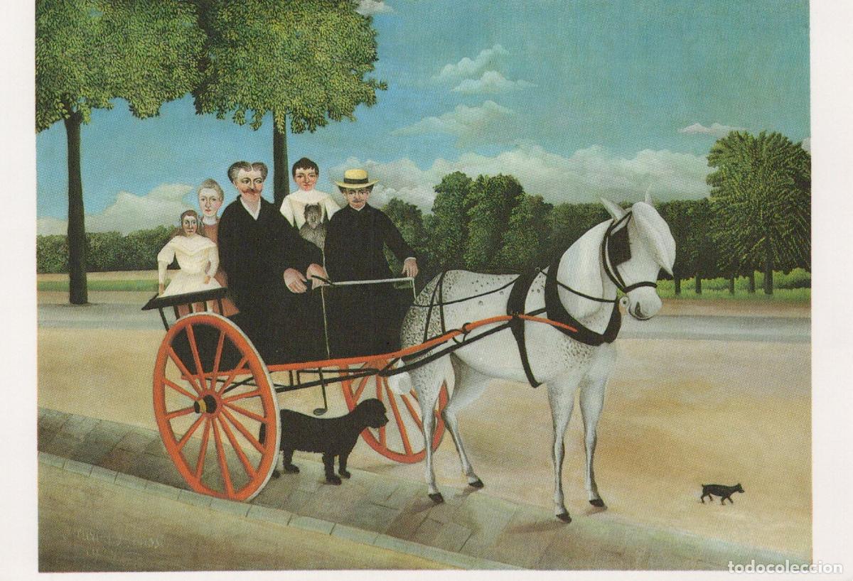 Postales: France Paris Henri Rousseau la Carriole du P&egrave;re Junier 1908 Unposted *YAU919