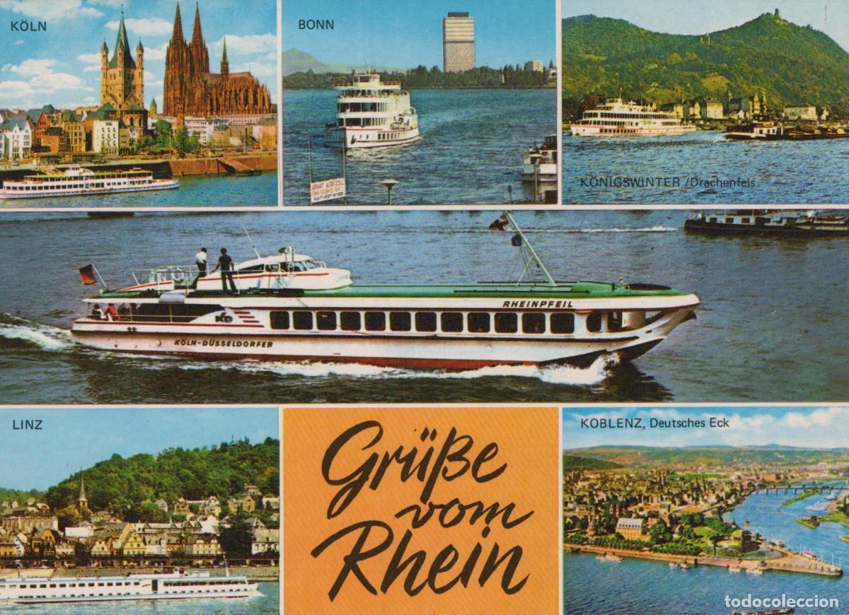 Cartes Postales: Germany Cologne Rhine River Cities Collage Koln Bonn Unposted *YAT380