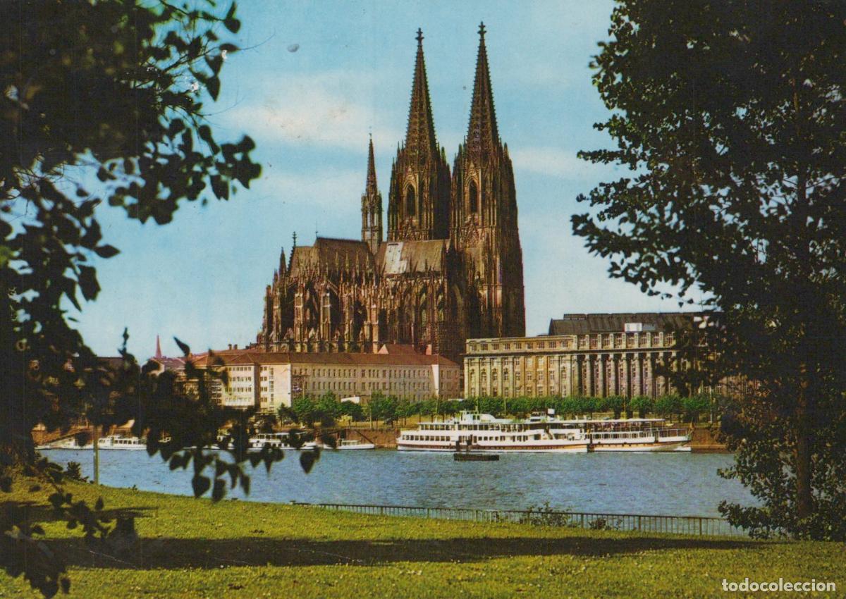Cartes Postales: Germany Cologne Cathedral View From Rhinepark Architecture Cityscape *YAT385