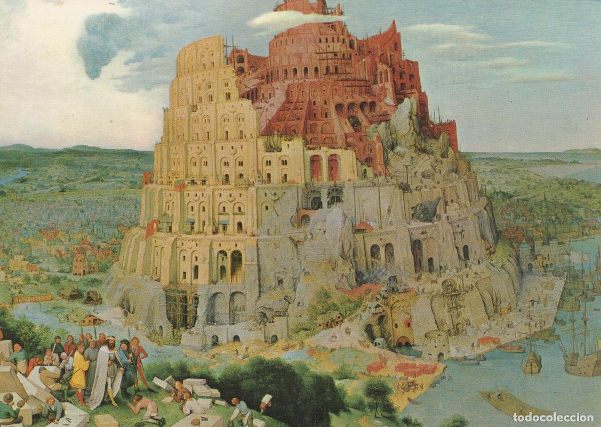 Postcards: Austria Vienna Peter Brueghel the Elder the Tower of Babel Unposted *YAU965