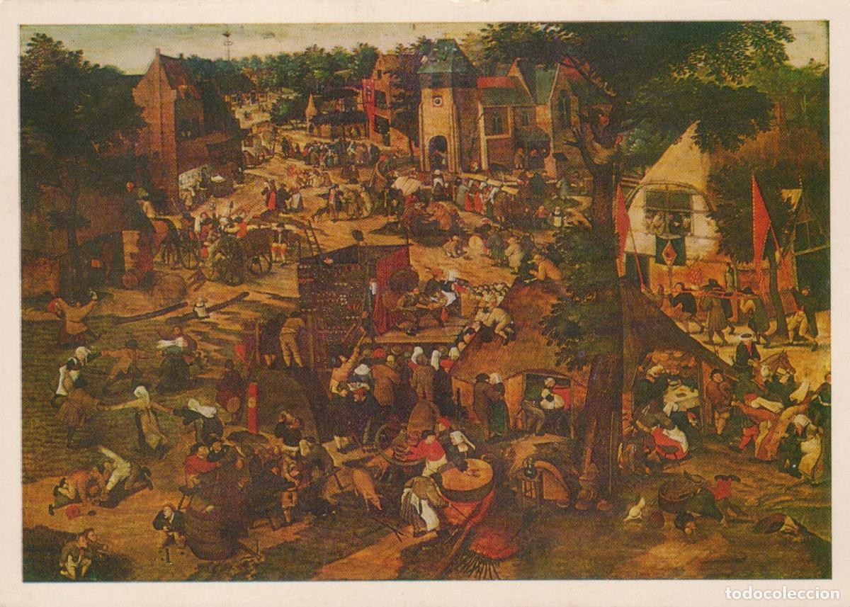 Postcards: Russia Leningrad Pieter Brueghel the Younger Kermis the Unposted *YAU975