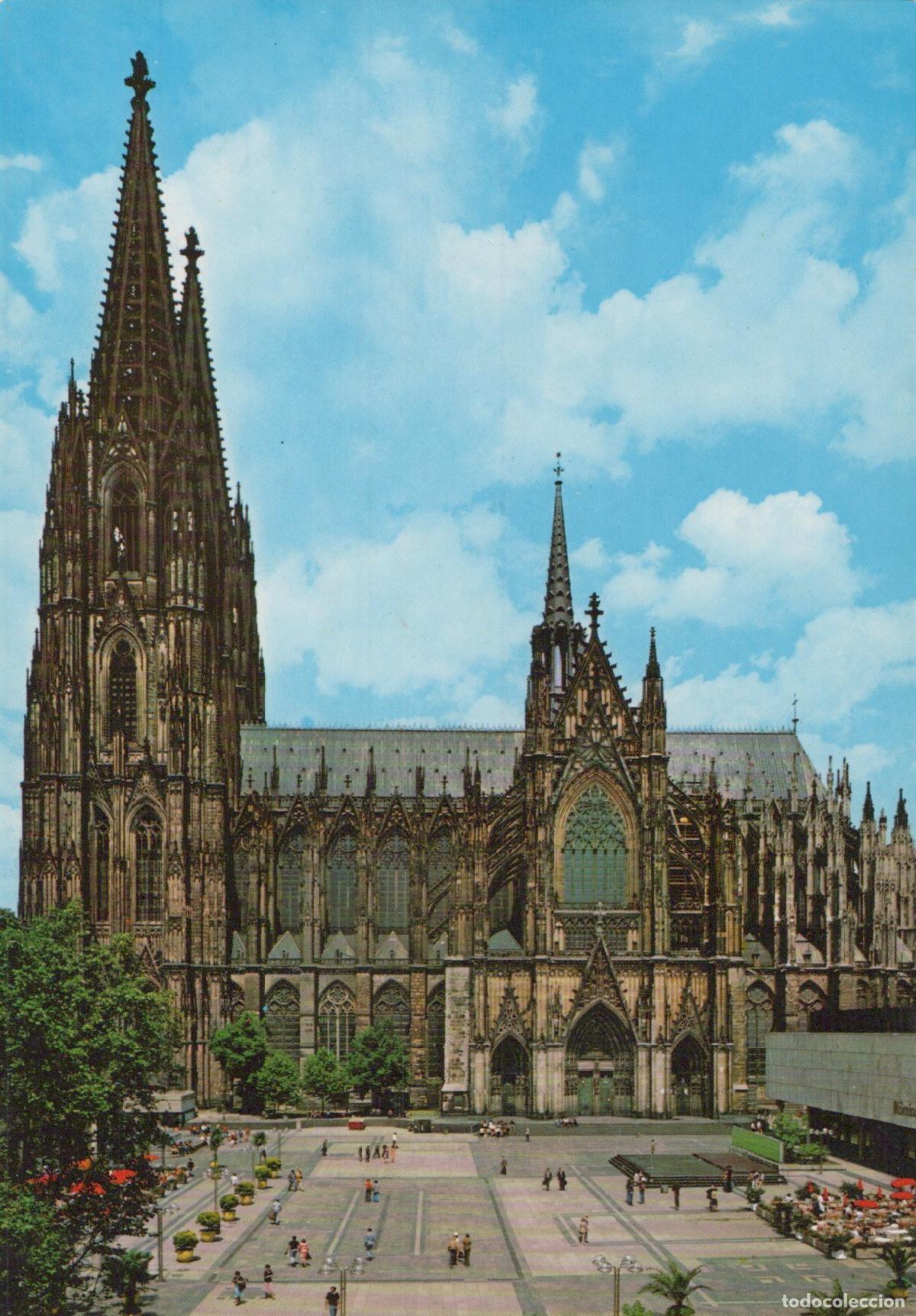 Postcards: Germany Cologne Cathedral Gothic Architecture Cityscape Square *YAT352