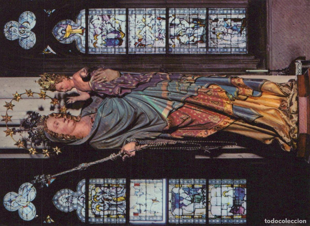 Postales: Germany Cologne Cathedral Milan Madonna Statue Stained Glass Unposted *YAT437