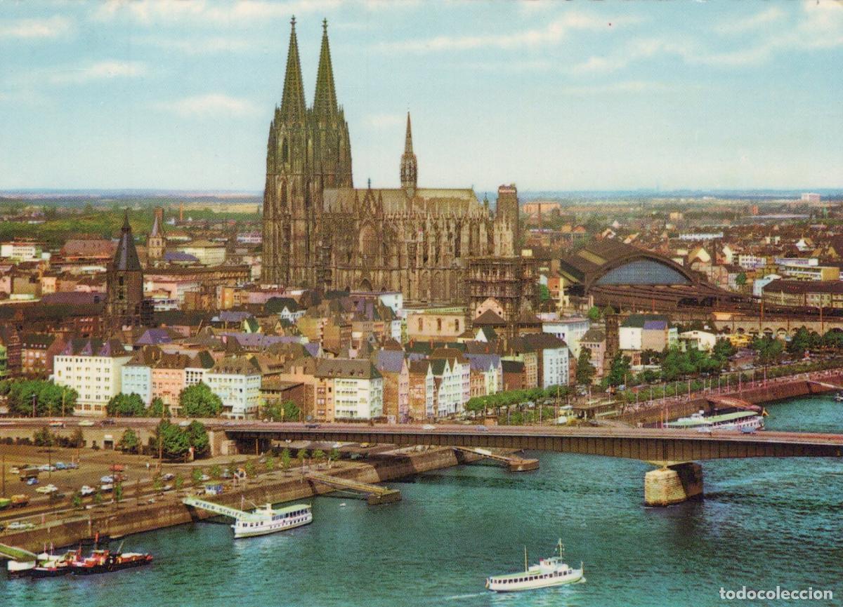 Postcards: Germany Cologne Panoramic View of Old Town With Cathedral and Unposted *YAT442