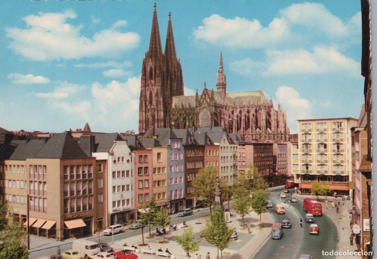 Postales: Germany Cologne Alter Markt and Dom Cathedral Cityscape With Unposted *YAT452
