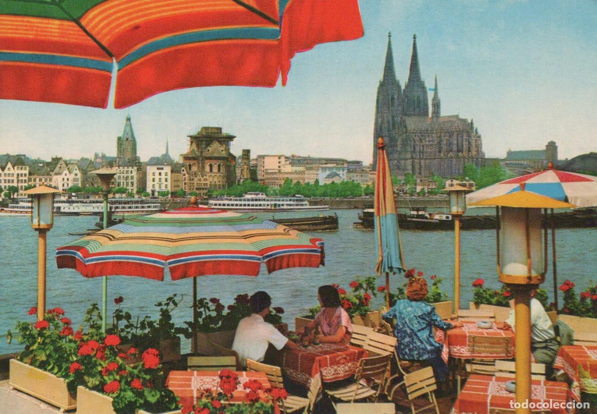 Postales: Germany Cologne Rhine Riverfront With Cathedral From S&uuml;nner Unposted *YAT570