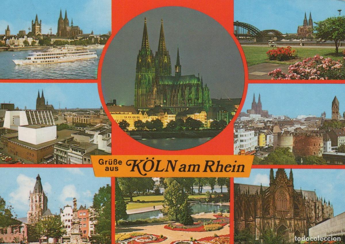 Postales: Germany Cologne Multi View With Cathedral Rhine River Bridge *YAT595