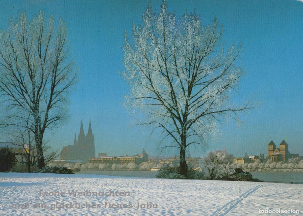 Postales: Germany Cologne Cathedral Great St Martin Church Winter Panorama *YAT527