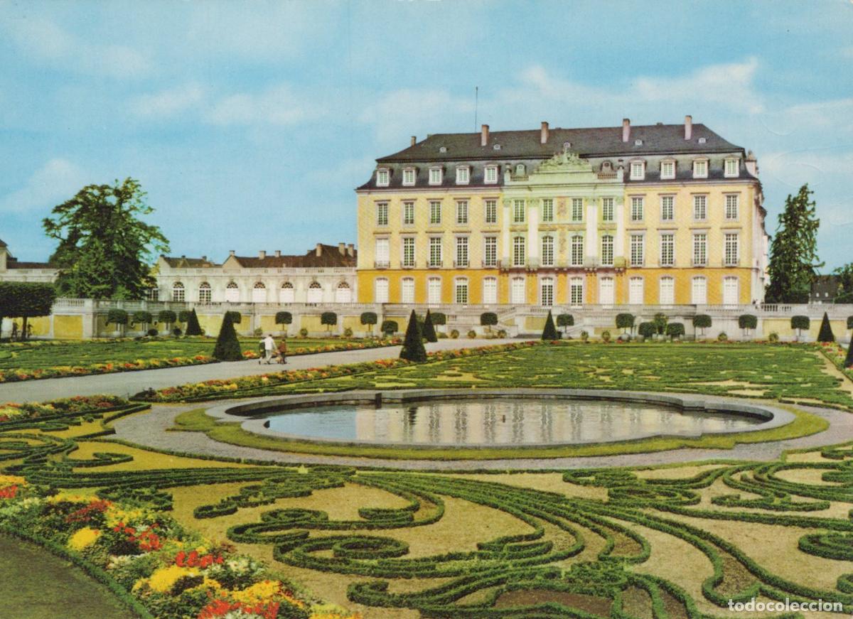 Postcards: Germany Br&uuml;hl Augustusburg Palace Baroque Castle and Formal Unposted *YAT735