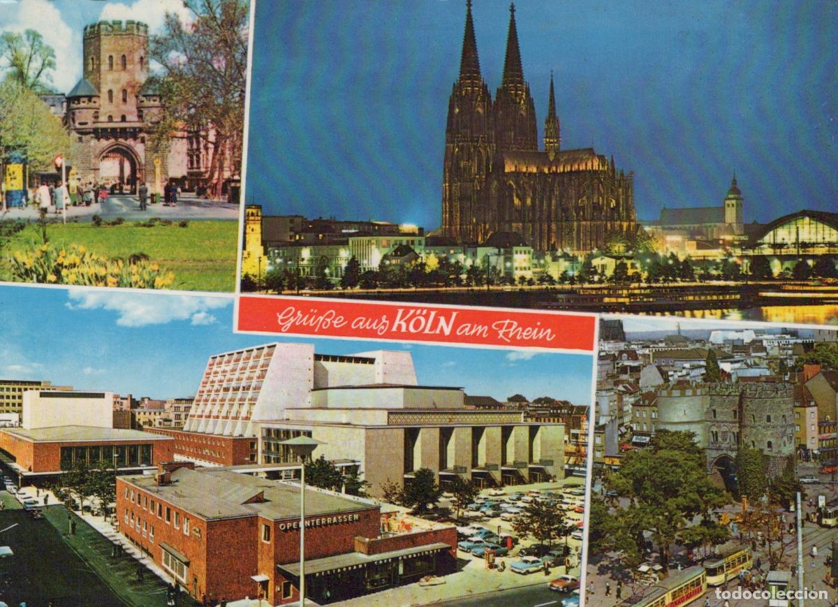 Postcards: Germany Cologne Multi View Cathedral Opera House Hahnen Gate Unposted *YAT760