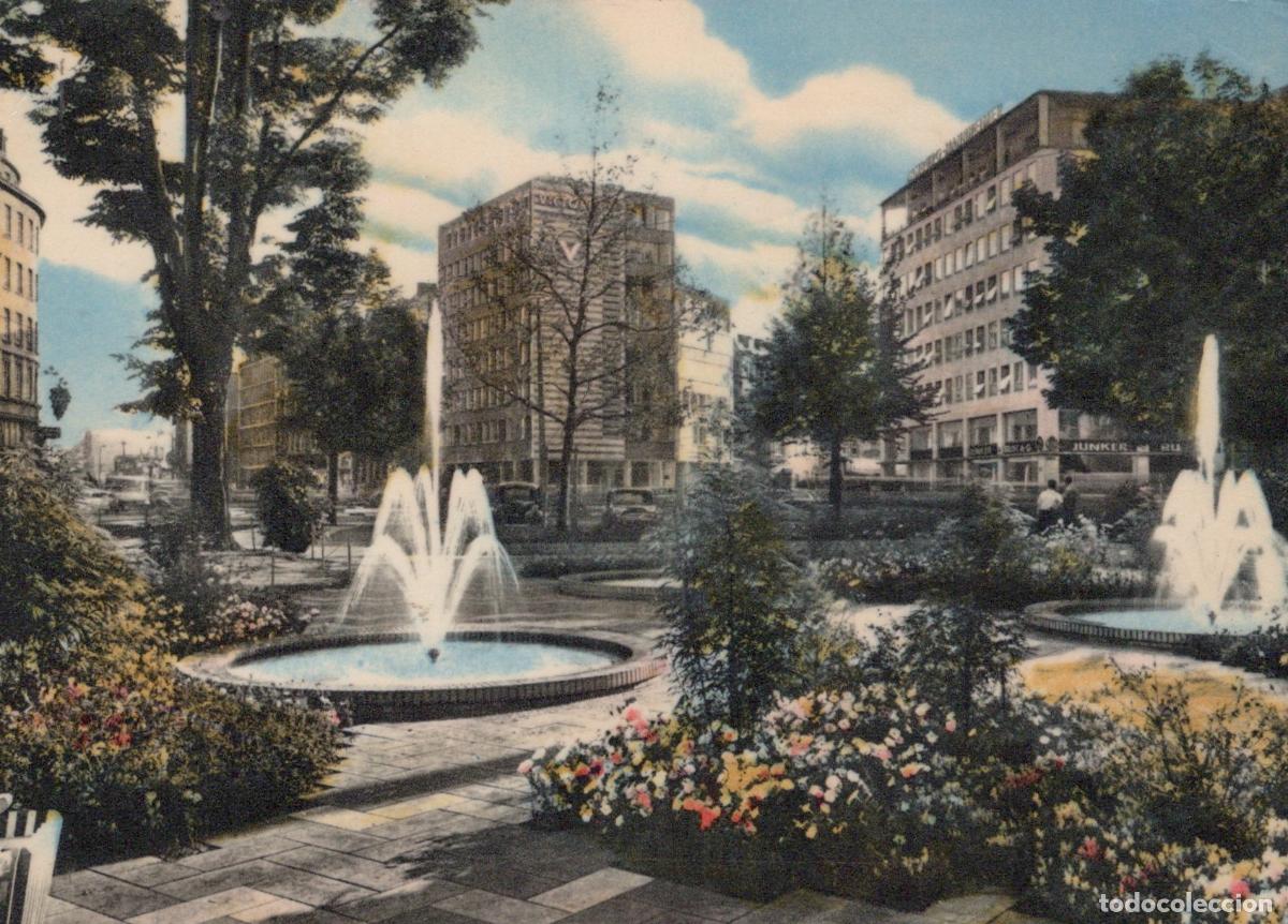 Postcards: Germany Cologne On the Rhine At the Boulevard With Fountains and *YAT765