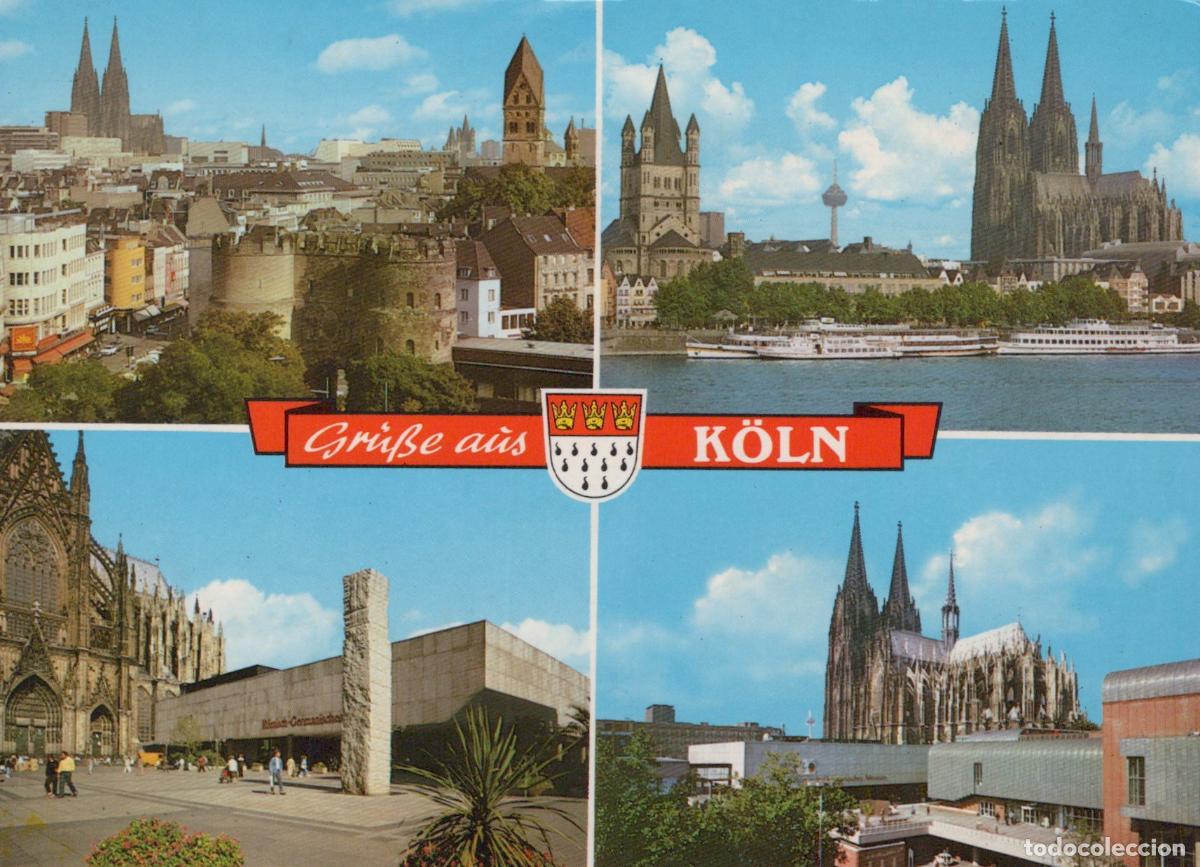 Cartes Postales: Germany Cologne Multi View Cathedral Rhine River Cityscape Unposted *YAT820