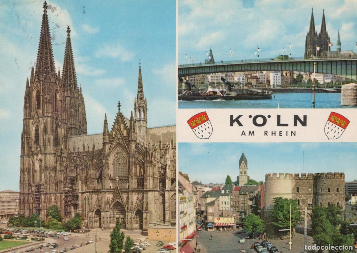 Cartes Postales: Germany Cologne Cathedral Rhine River Bridge City Views *YAT722