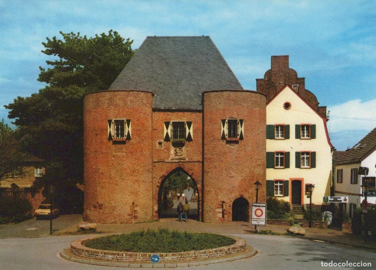 Cartes Postales: Germany Bergheim Aachener Tor Historic Brick Gatehouse With Turrets *YAT732